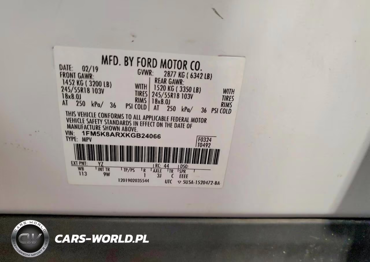2019 Ford Explorer VIN:1FM5K8ARXKGB24066 - 14