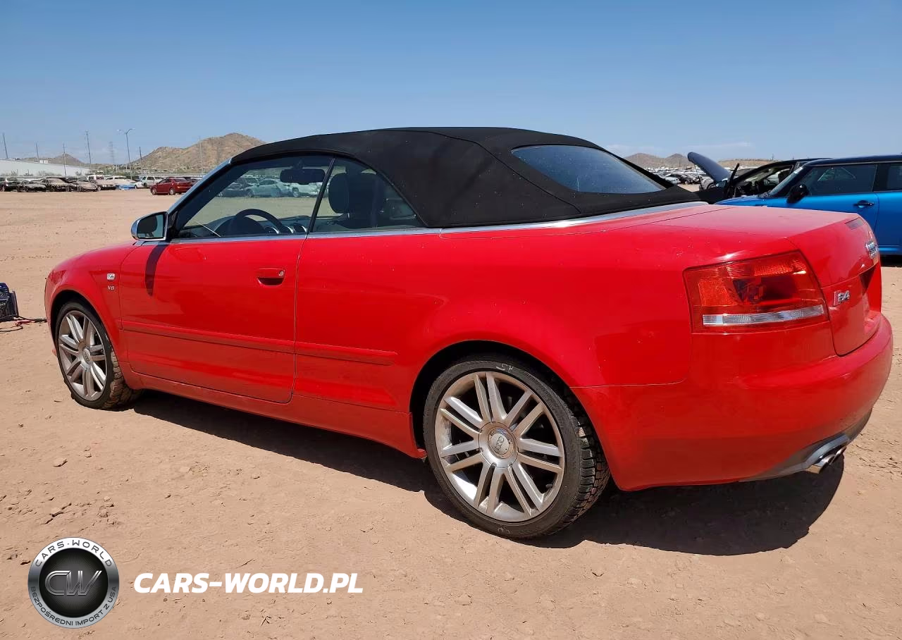 2007 Audi S4 Quattro Cabriolet VIN:WUARL48H77K900802 - 2