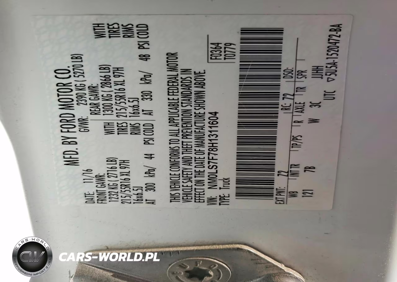 2017 Ford Transit Connect Xlt VIN:NM0LS7F78H1311604 - 14