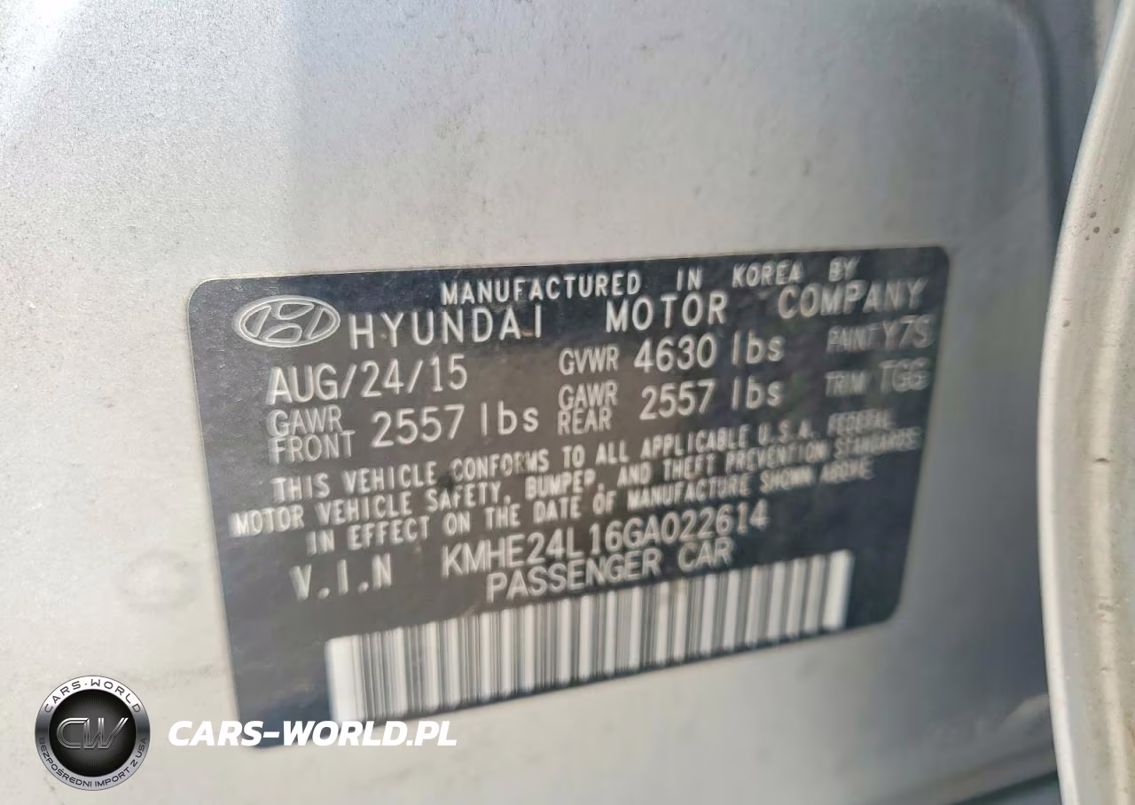 2016 Hyundai Sonata Hybrid Se VIN:KMHE24L16GA022614 - 12