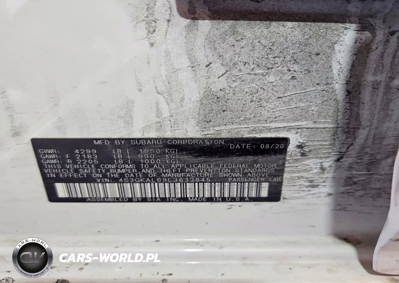 2020 Subaru Impreza Sport VIN:4S3GKAL69L3612845 - 12