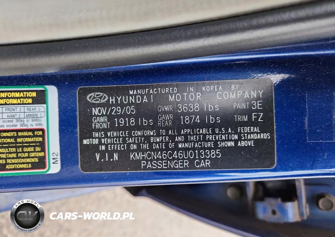 2006 Hyundai Accent Gls VIN:KMHCN46C46U013385 - 12