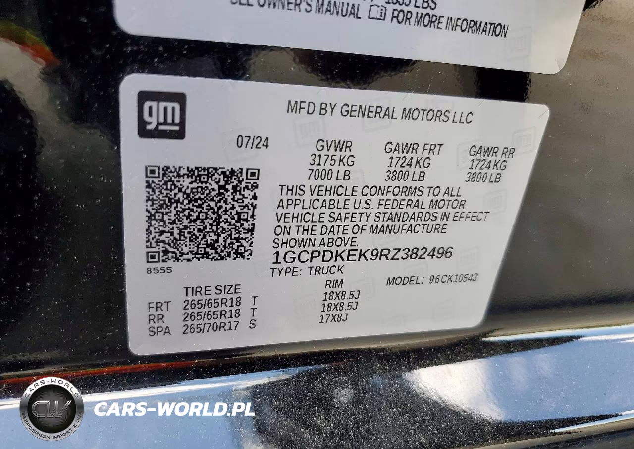 2024 Chevrolet Silverado K1500 Lt-L VIN:1GCPDKEK9RZ382496 - 12