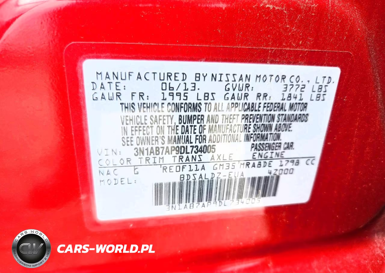 2013 Nissan Sentra S VIN:3N1AB7AP9DL734005 - 12