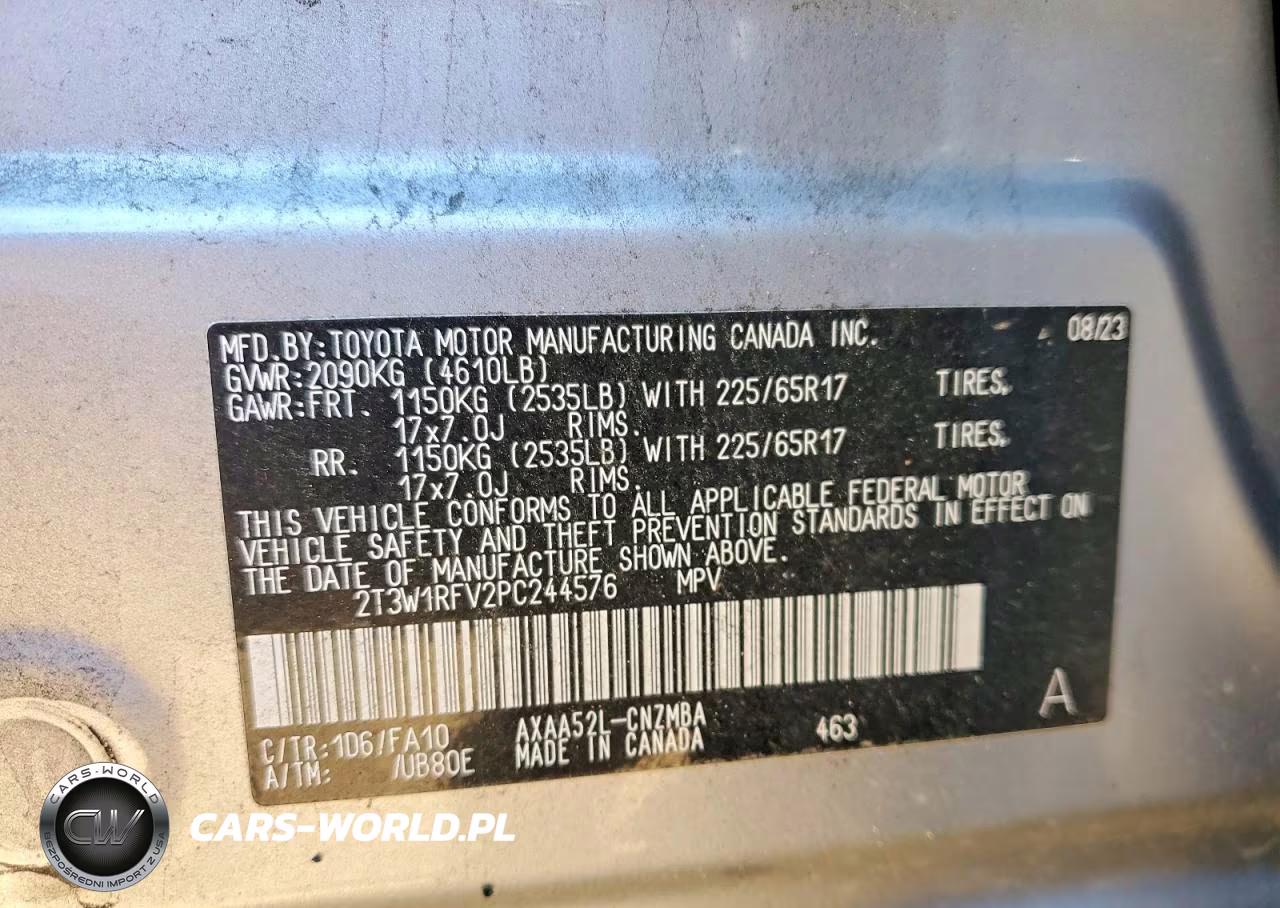 2023 Toyota Rav4 Xle VIN:2T3W1RFV2PC244576 - 13