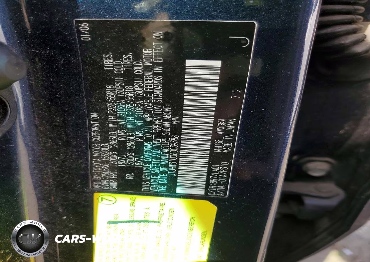 2006 Lexus Rx 400 VIN:JTJHW31U060039388 - 13