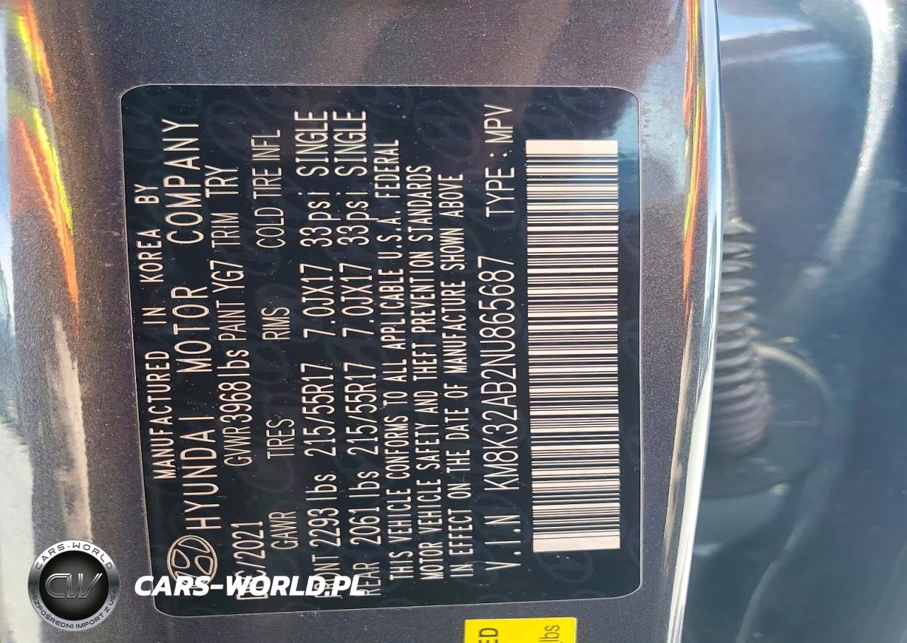 2022 Hyundai Kona Sel VIN:KM8K32AB2NU865687 - 13