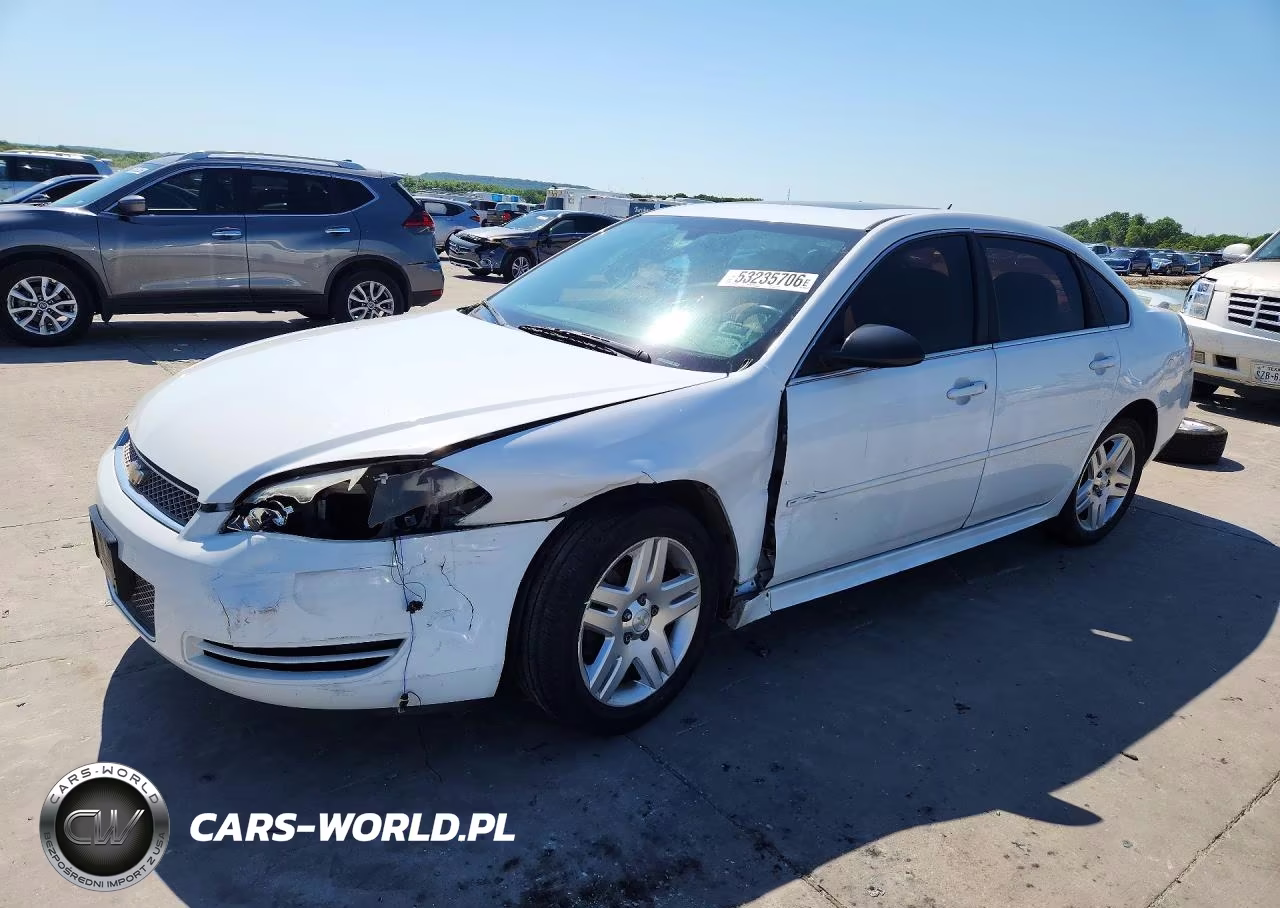 2013 Chevrolet Impala Lt VIN:2G1WG5E36D1149912 - 1