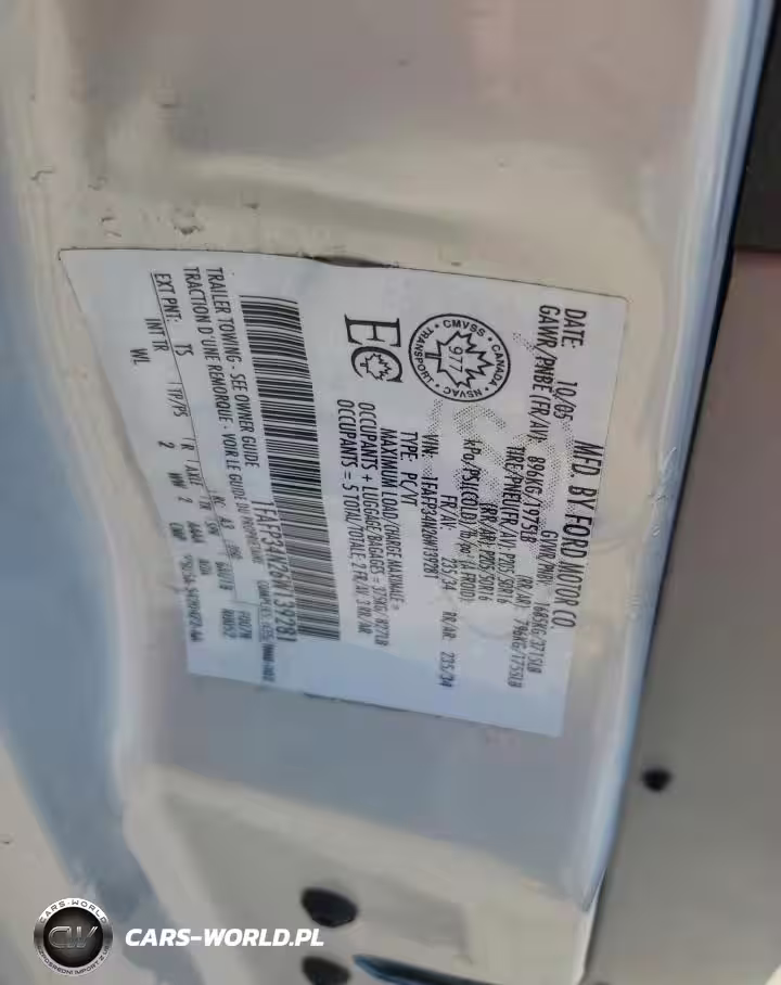 2006 FORD FOCUS ZX4 VIN:1FAFP34N26W139281 - 13