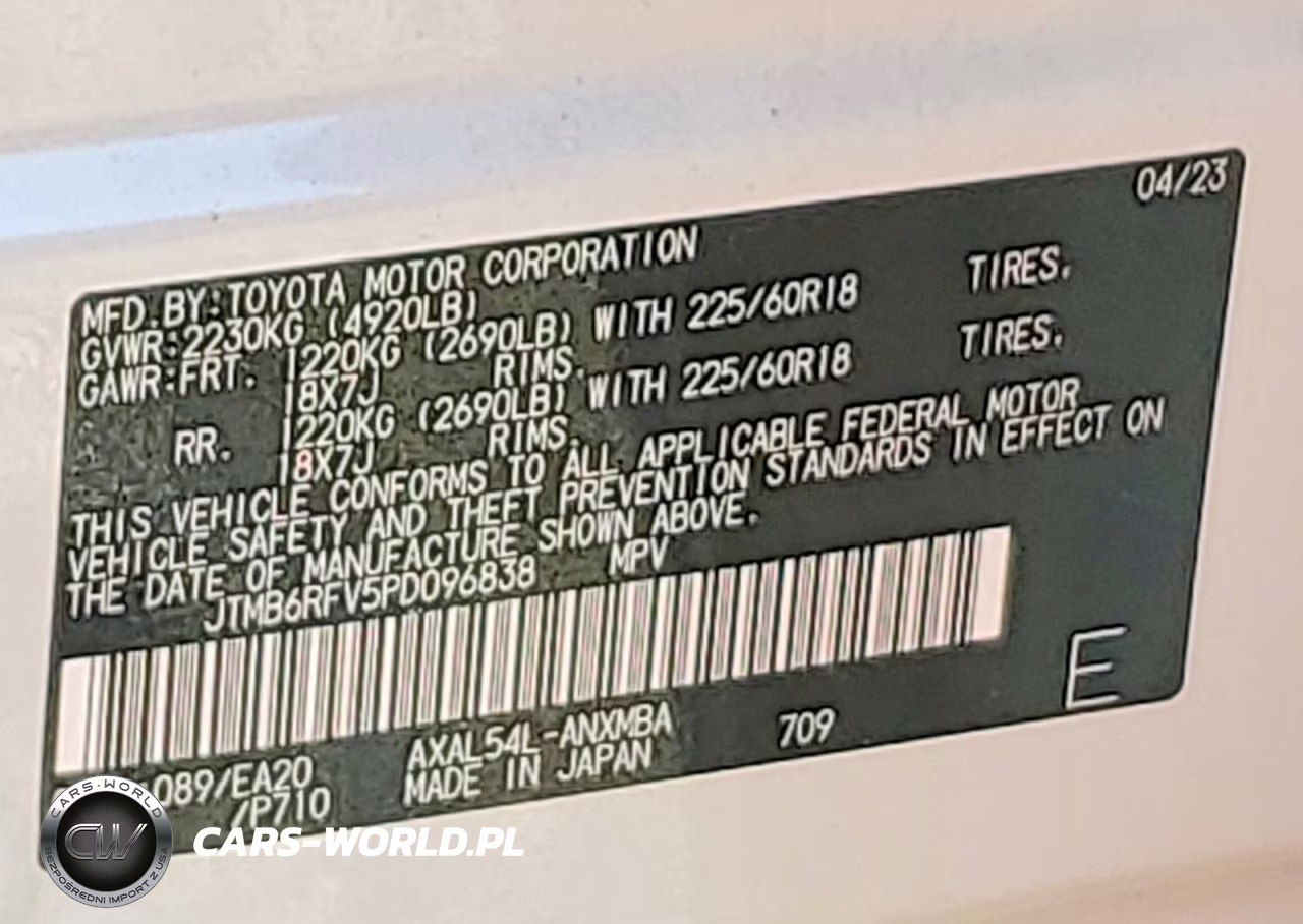 2023 Toyota Rav4 Xle Premium VIN:JTMB6RFV5PD096838 - 14
