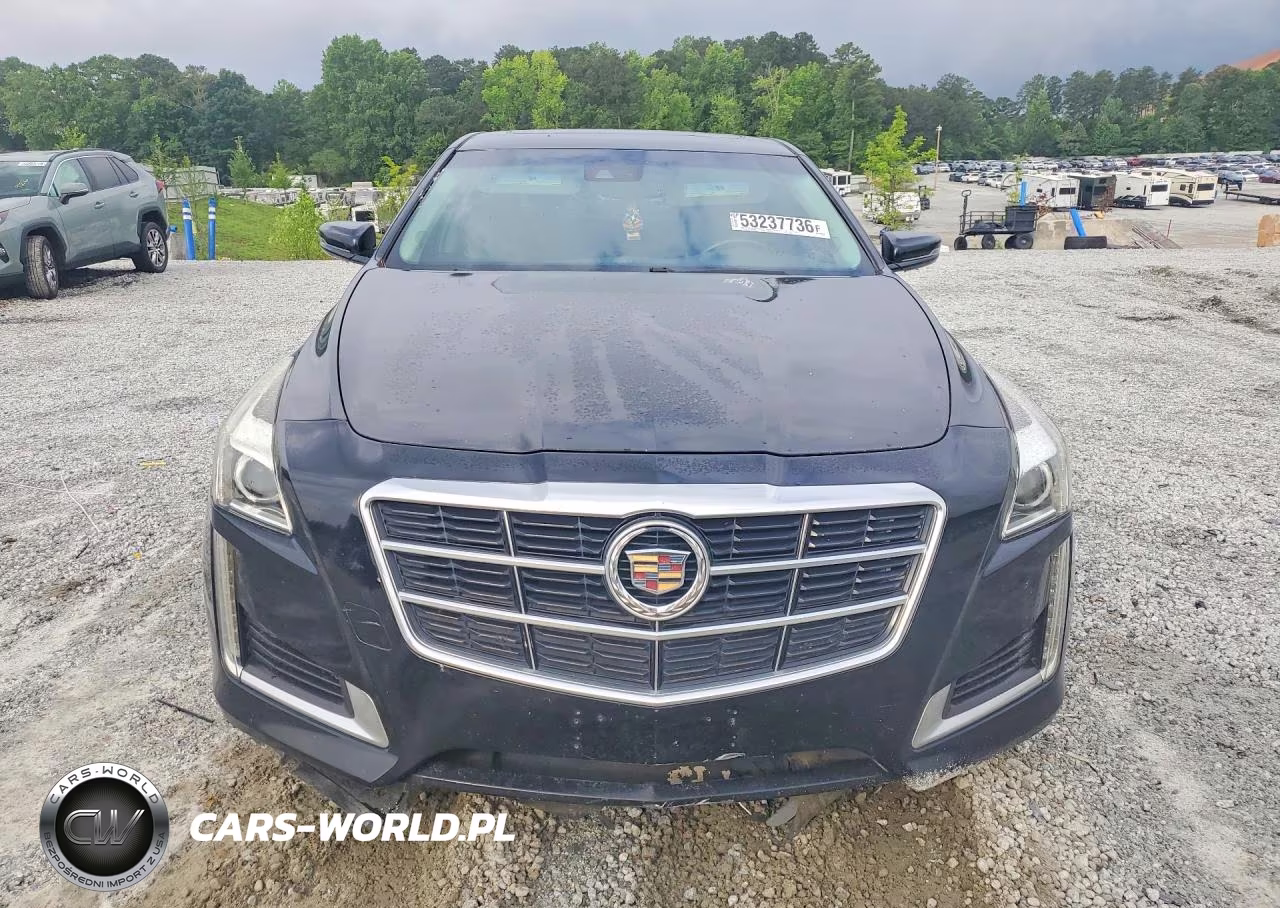 2014 Cadi Cts Luxury VIN:1G6AR5S37E0153886 - 5