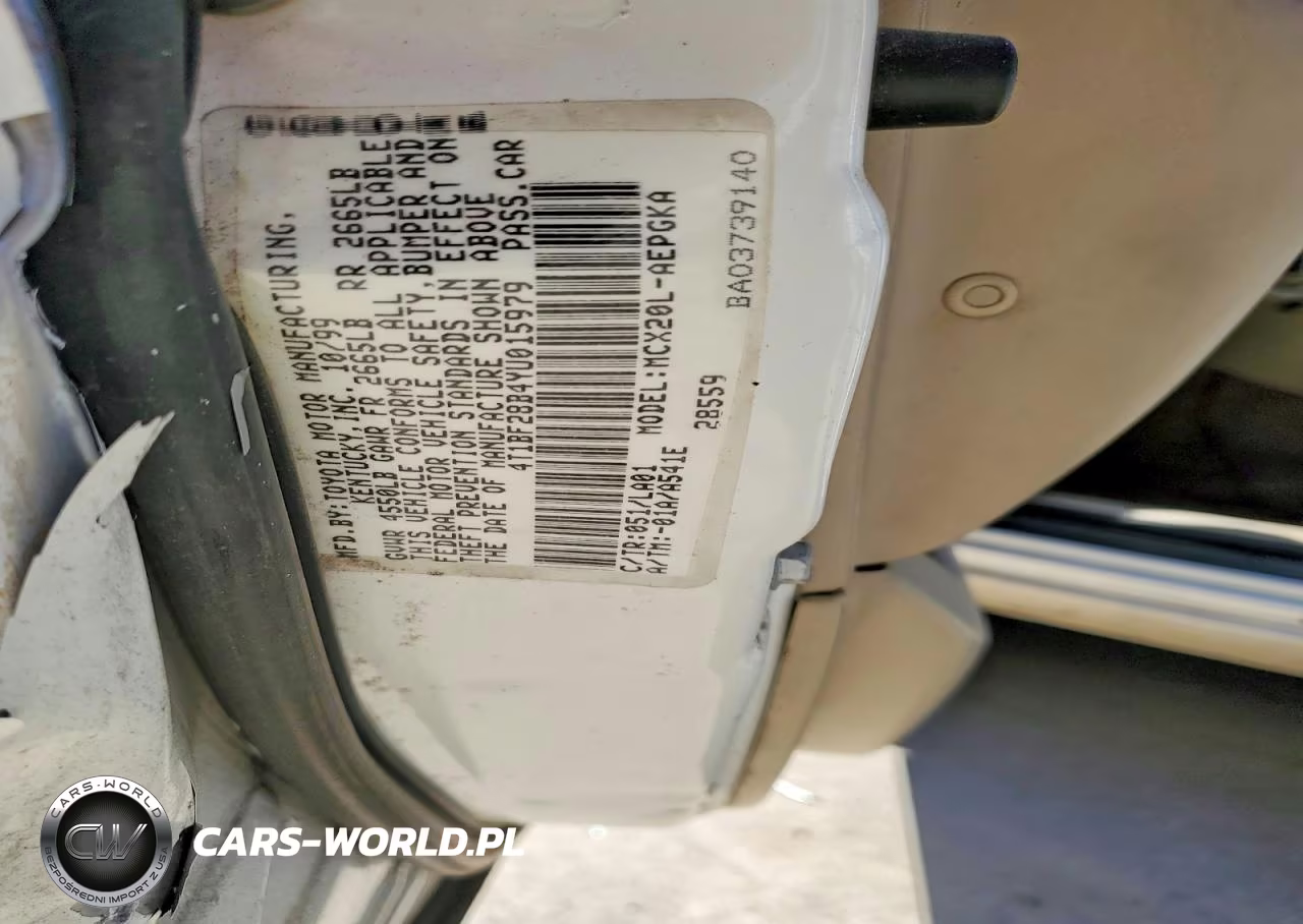 2000 Toyota Avalon Xls VIN:4T1BF28B4YU015979 - 12