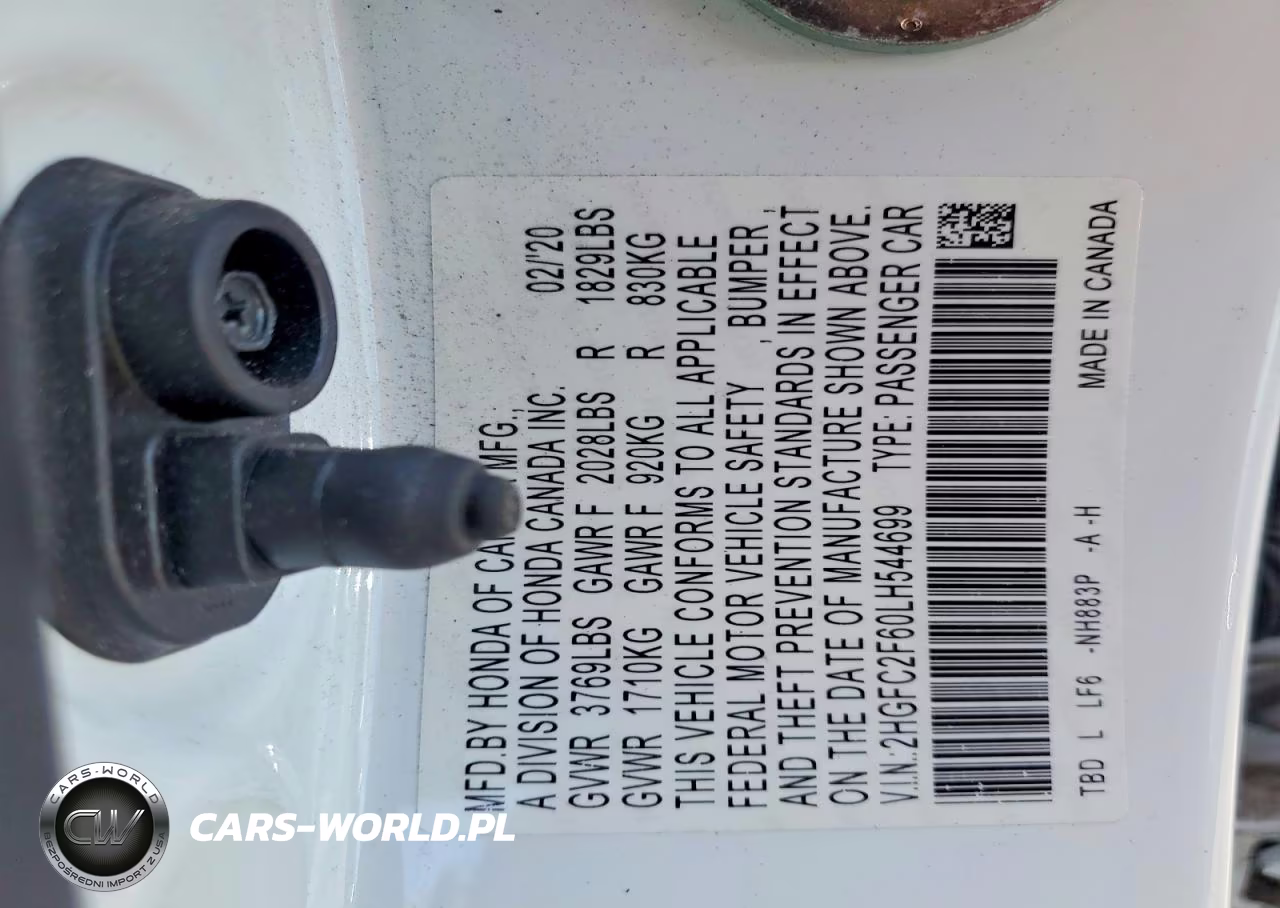 2020 Honda Civic Lx VIN:2HGFC2F60LH544699 - 12