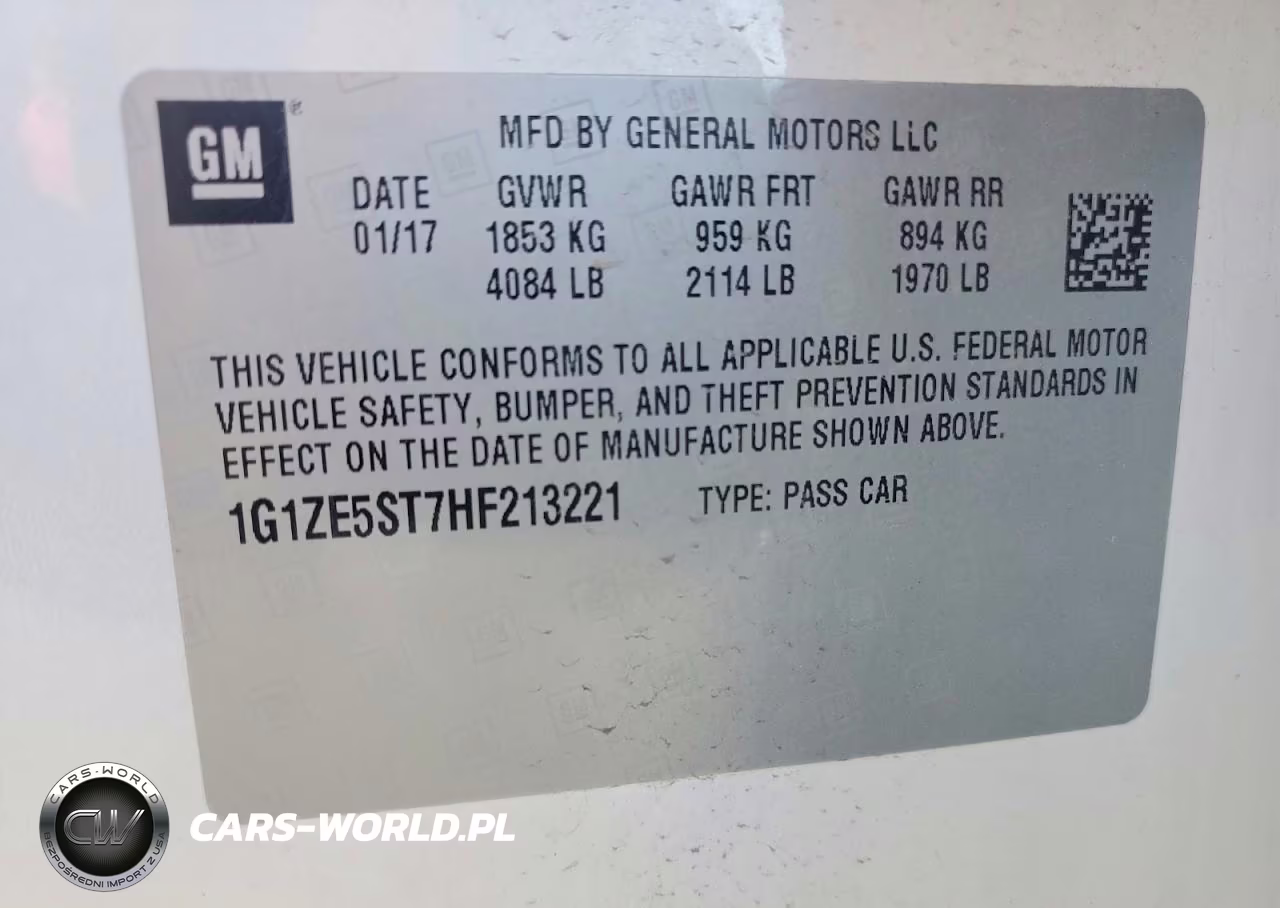 2017 Chevrolet Malibu Lt VIN:1G1ZE5ST7HF213221 - 12