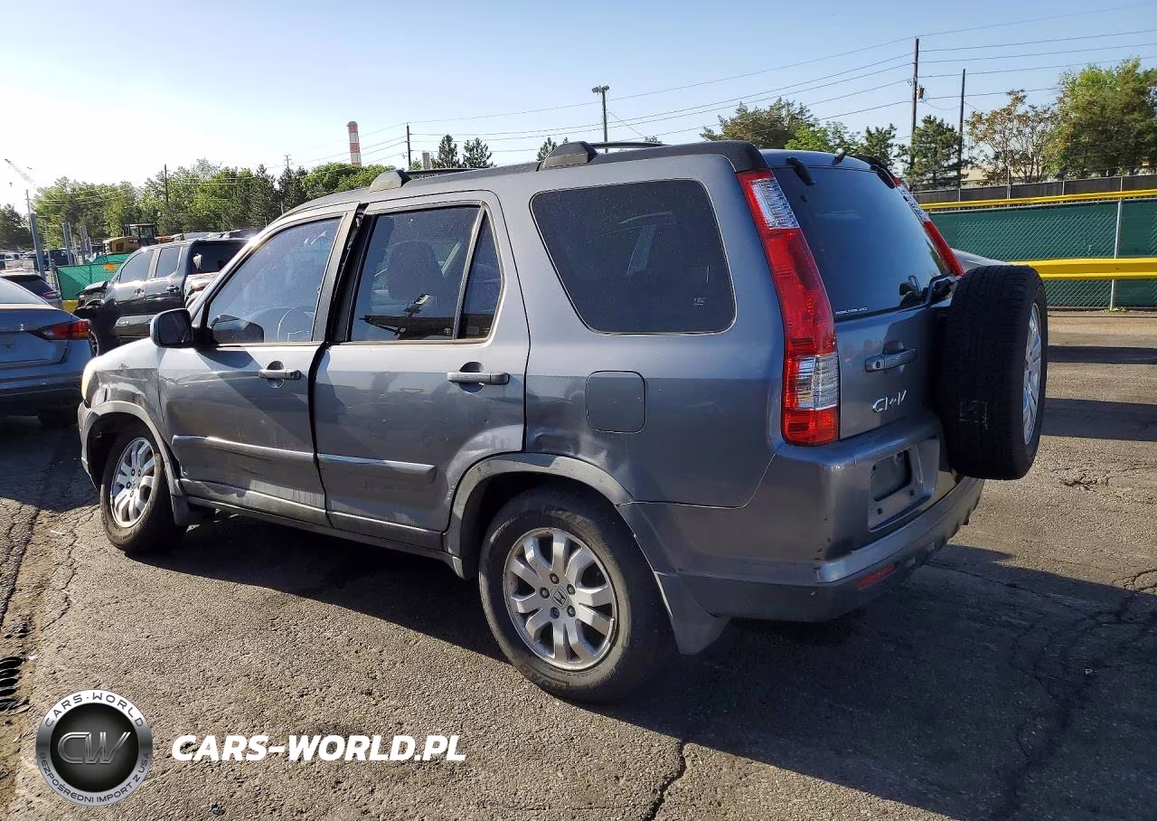 2006 Honda Cr-V Se VIN:JHLRD78926C037780 - 2