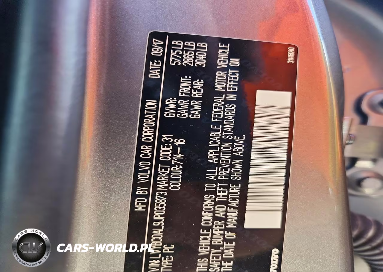 2018 Volvo S90 T8 Inscription VIN:LVYBC0AL9JP035873 - 13