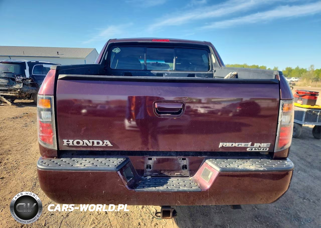 2008 Honda Ridgeline Rts VIN:2HJYK16478H517473 - 6