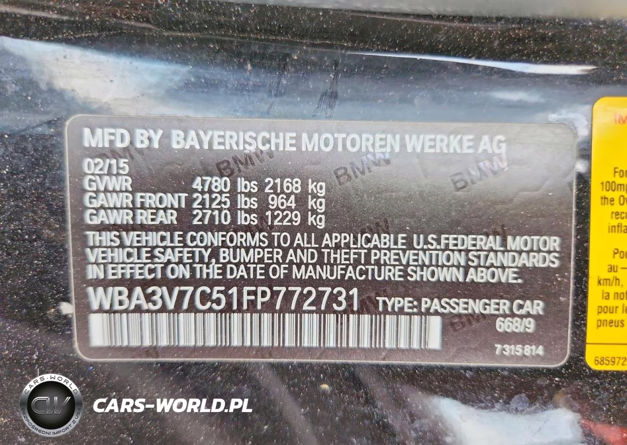 2015 BMW 428 I Sulev VIN:WBA3V7C51FP772731 - 13