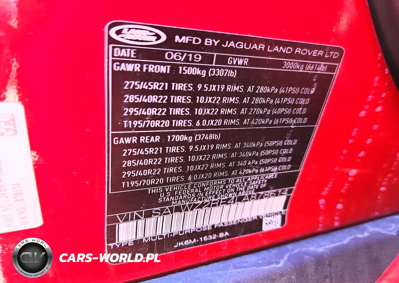 2020 Land Rover Range Rover Sport Svr VIN:SALWZ2RE4LA878614 - 14