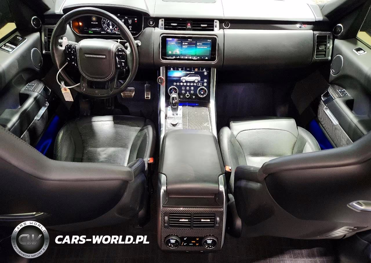2020 Land Rover Range Rover Sport Svr VIN:SALWZ2RE4LA878614 - 8