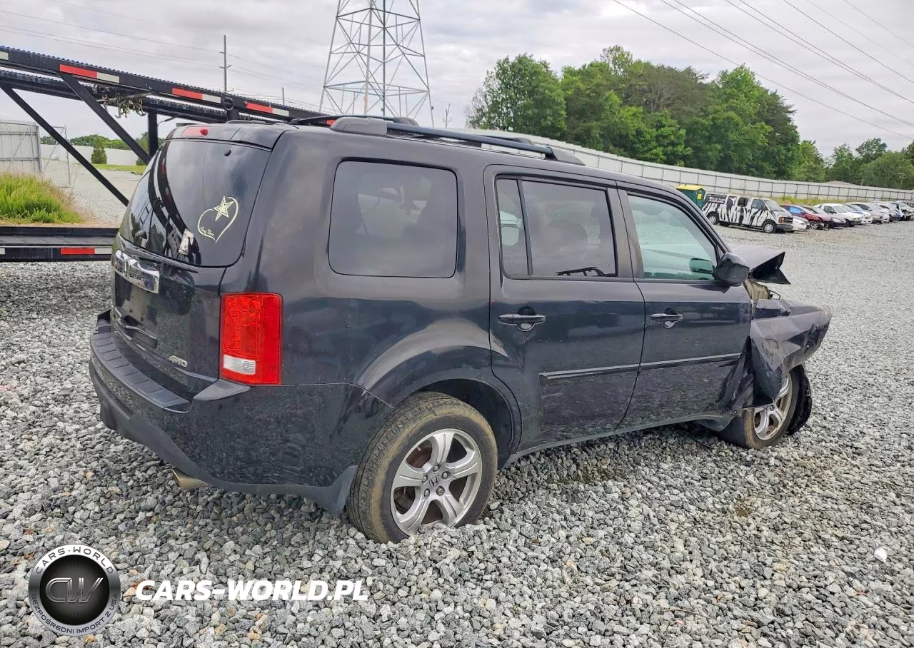2012 Honda Pilot Exl VIN:5FNYF4H68CB006488 - 3