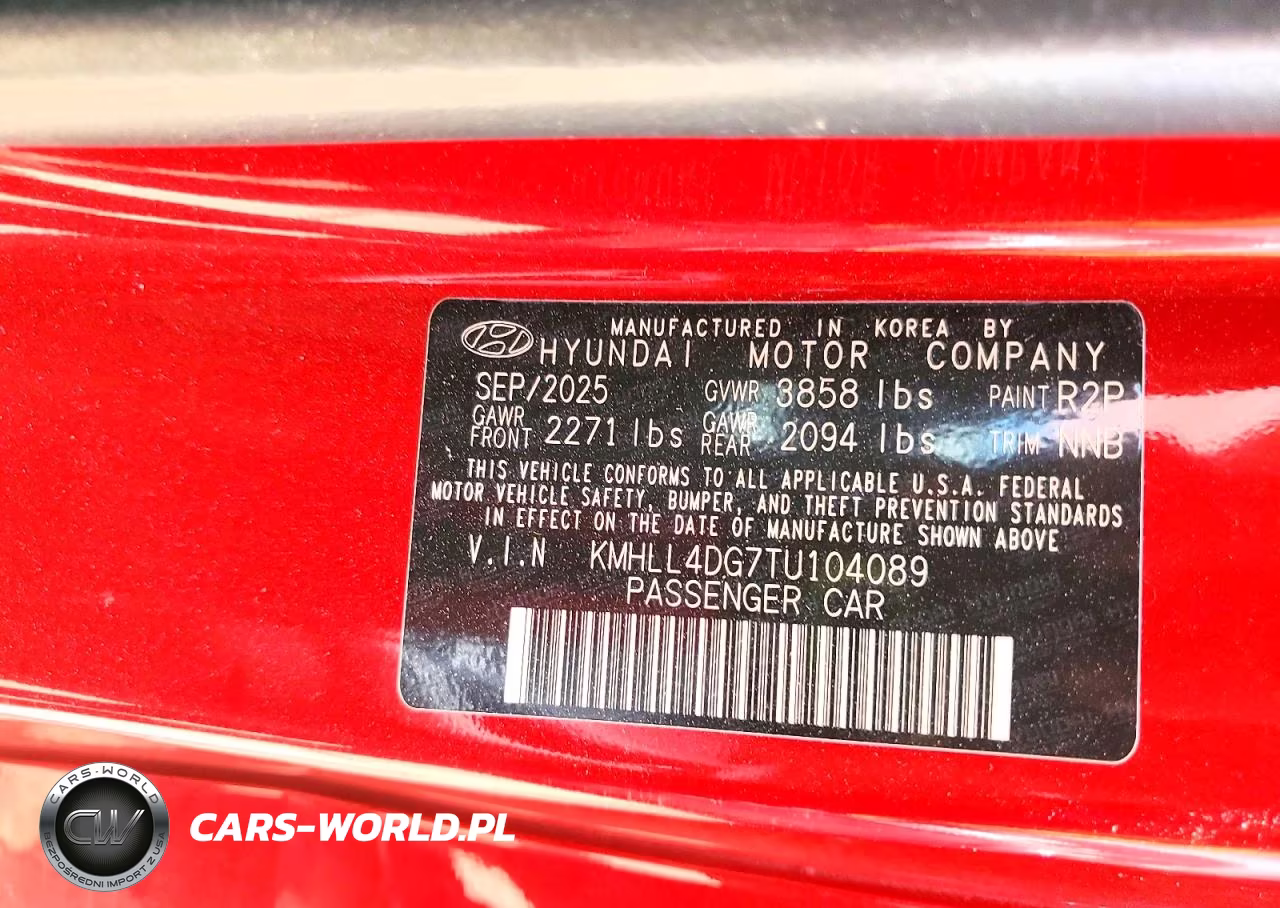 2026 Hyundai Elantra Se VIN:KMHLL4DG7TU104089 - 12