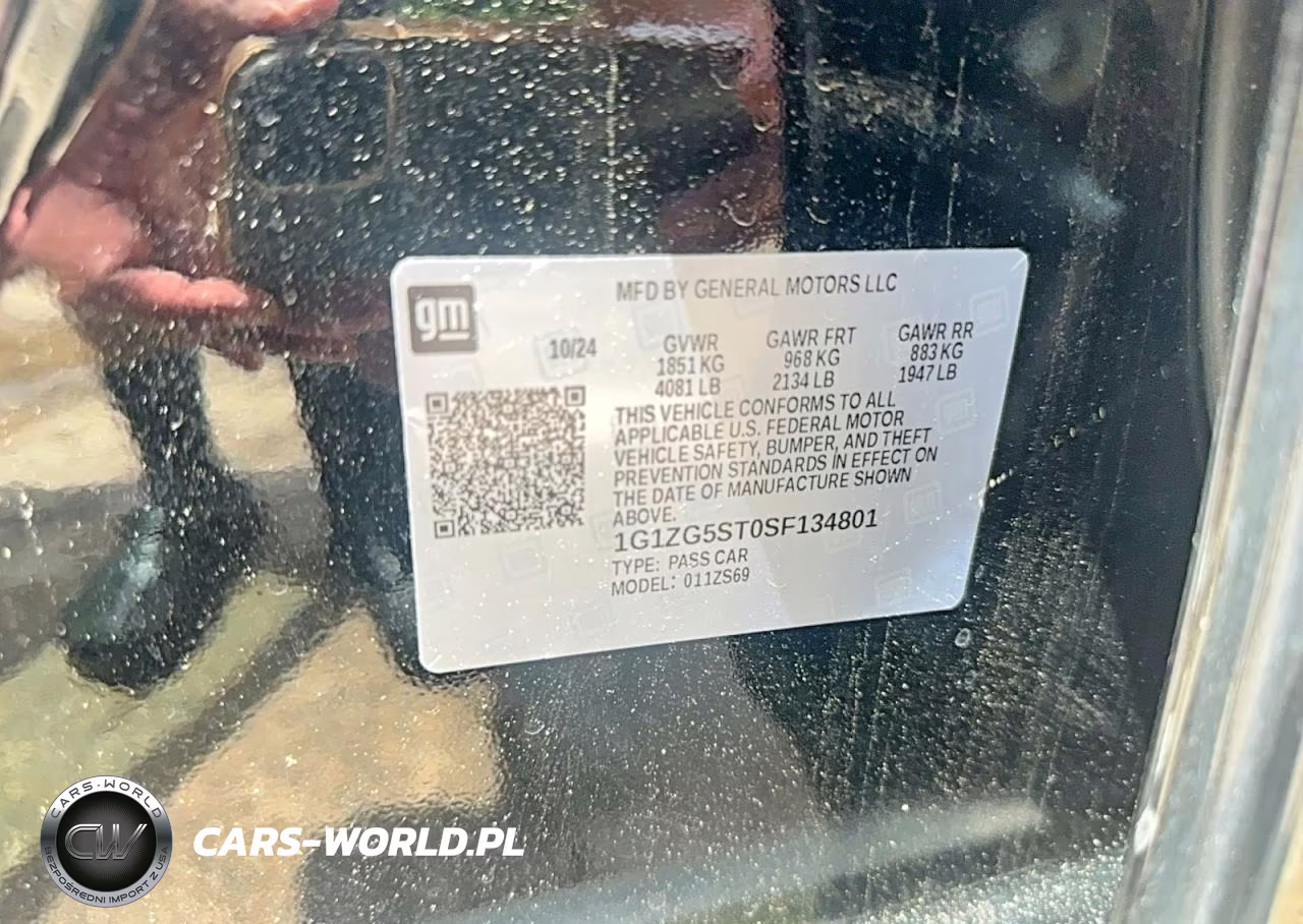 2025 Chevrolet Malibu Rs VIN:1G1ZG5ST0SF134801 - 10