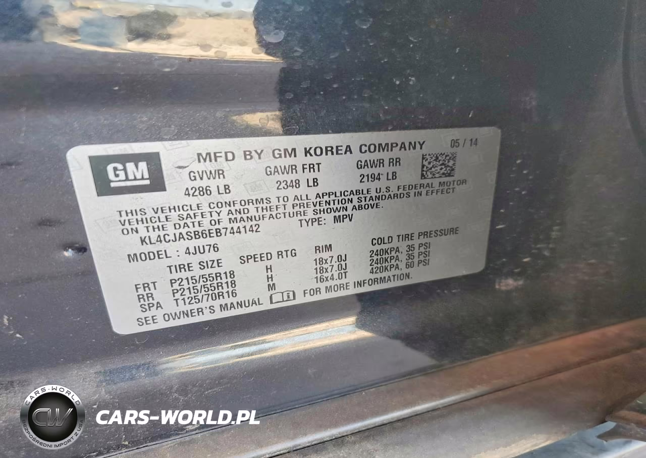 2014 Buick Encore VIN:KL4CJASB6EB744142 - 13