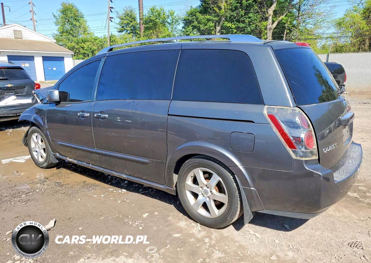 2008 Nissan Quest 3.5 VIN:5N1BV28UX8N104020 - 2