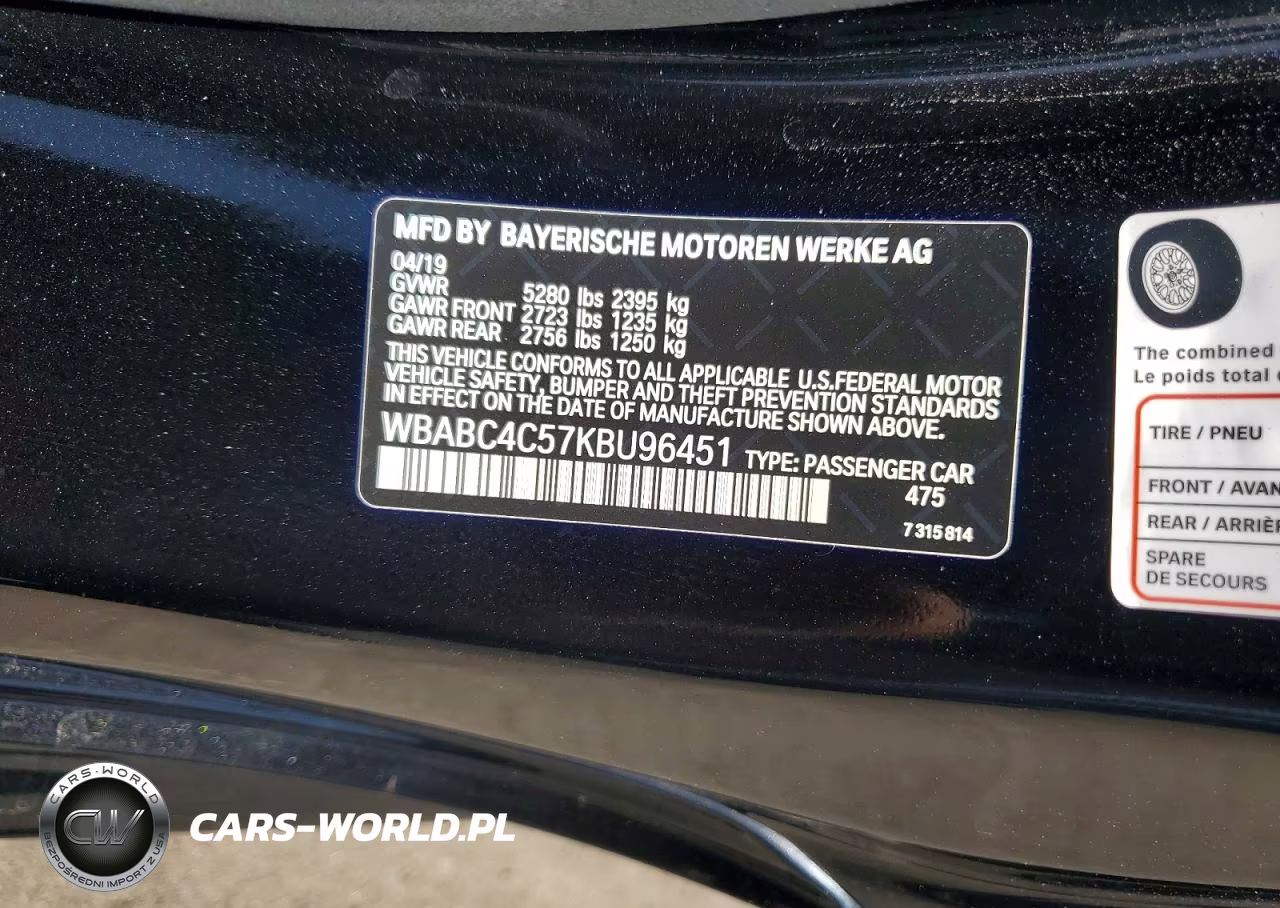 2019 BMW M850Xi VIN:WBABC4C57KBU96451 - 12