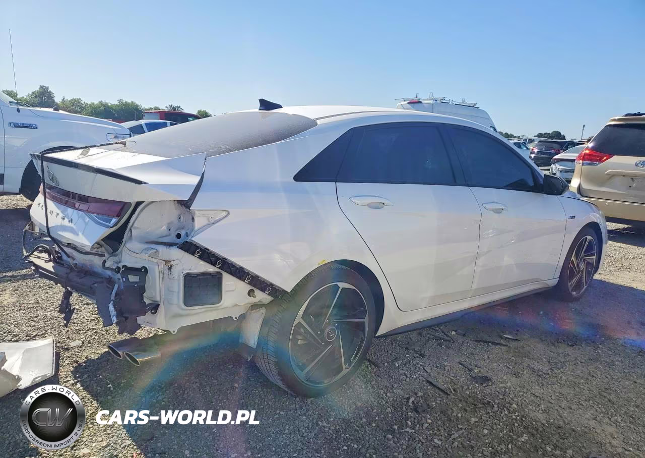 2023 Hyundai Elantra N Line VIN:KMHLR4AFXPU542301 - 3