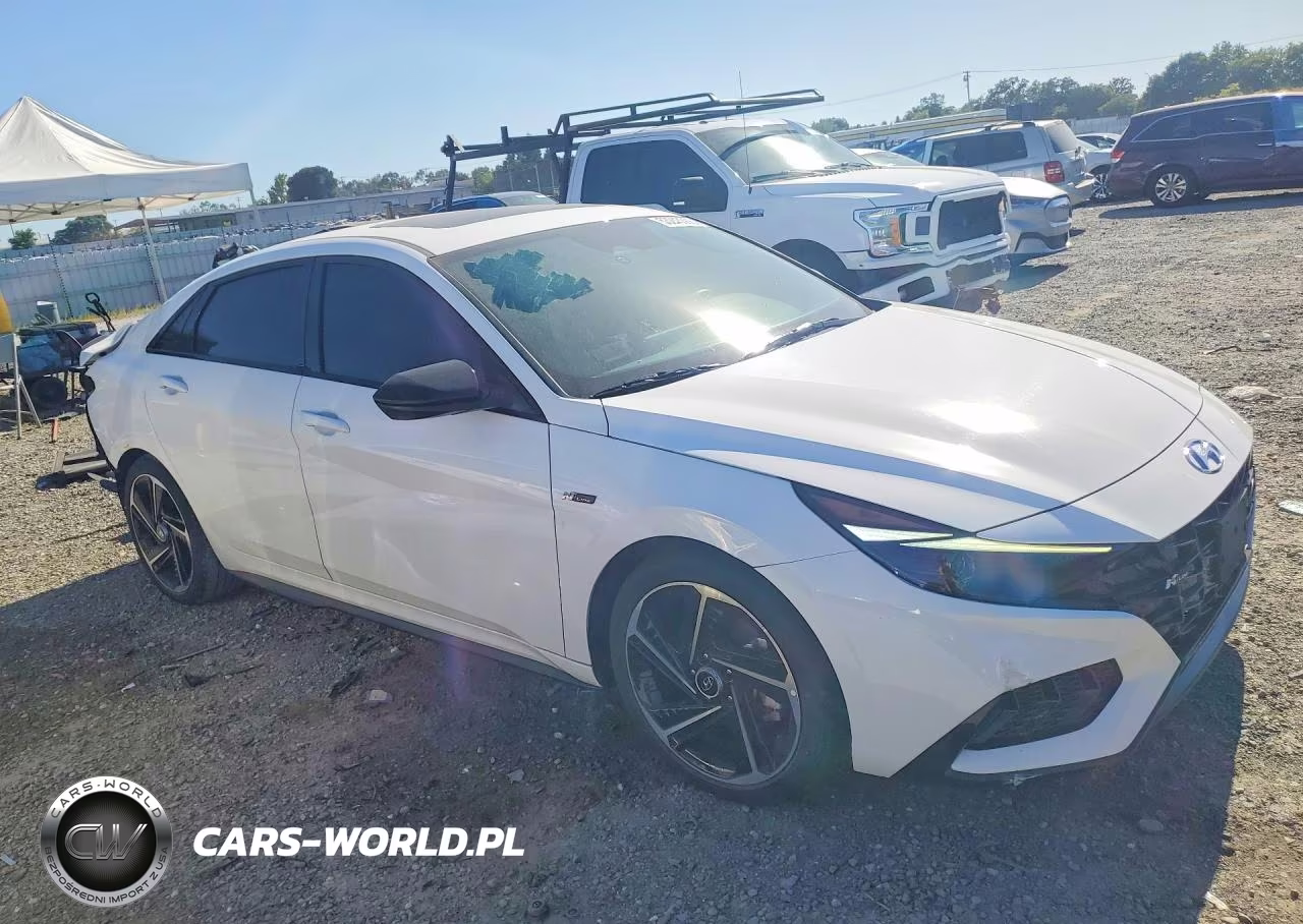 2023 Hyundai Elantra N Line VIN:KMHLR4AFXPU542301 - 4