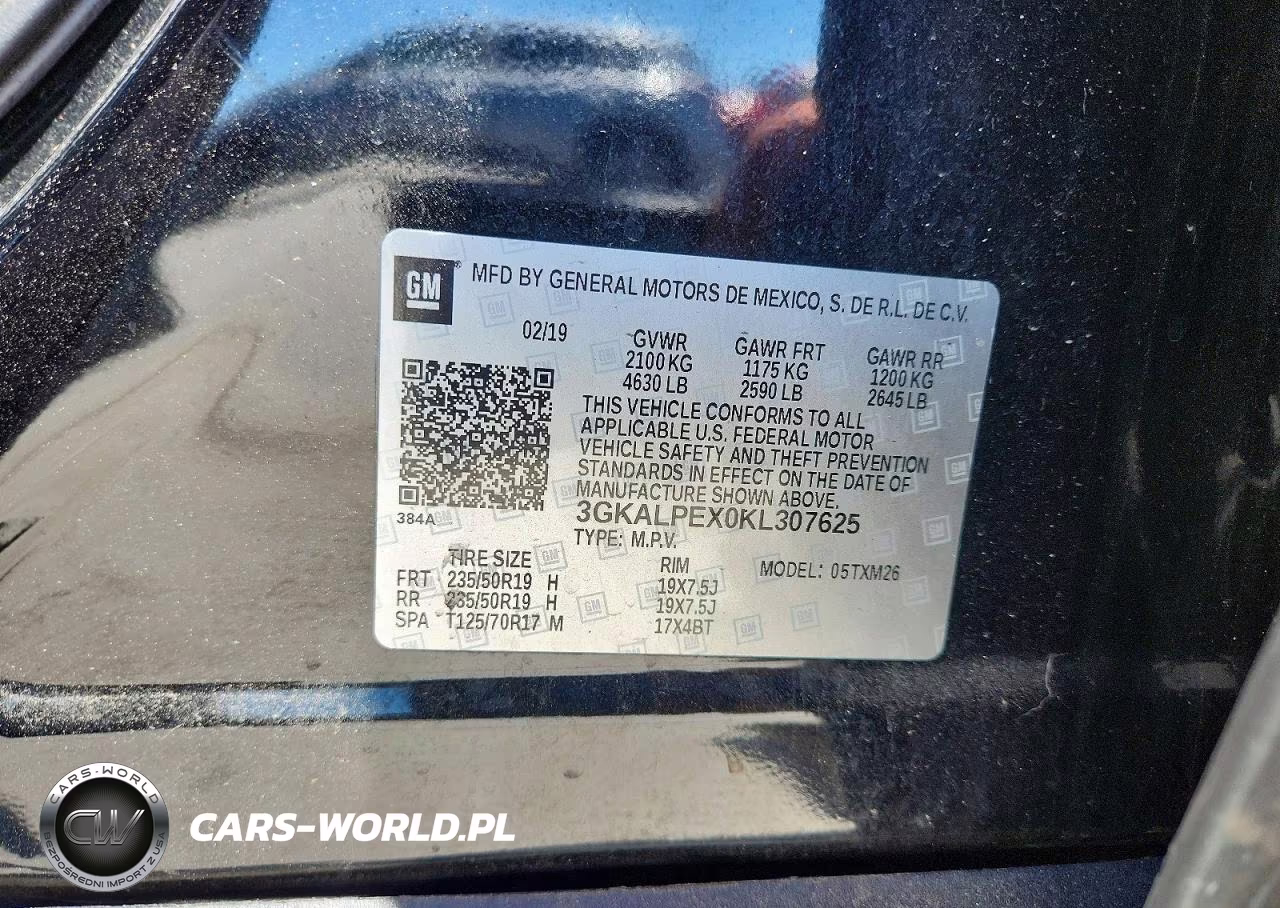 2019 GMC Terrain Slt VIN:3GKALPEX0KL307625 - 13