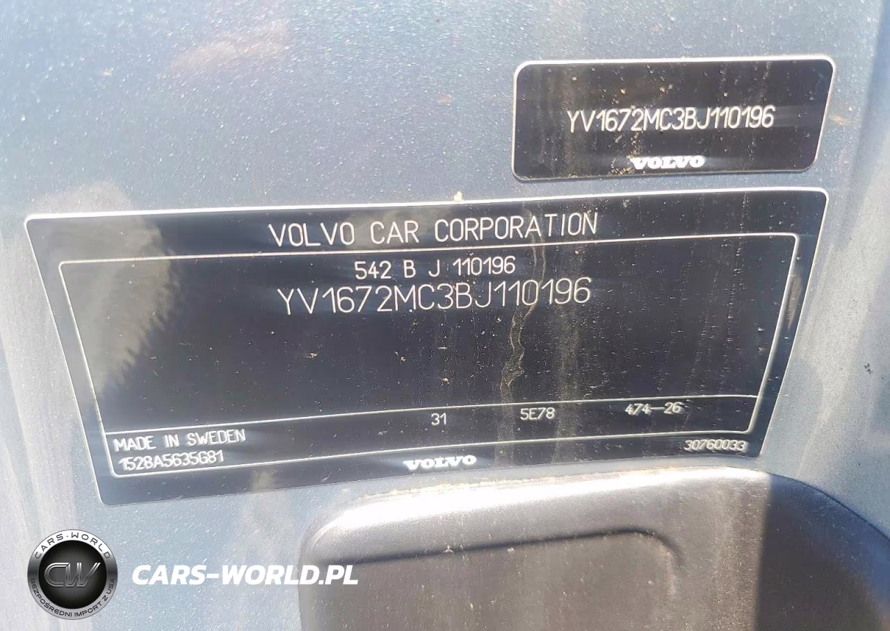 2011 Volvo C70 T5 VIN:YV1672MC3BJ110196 - 12