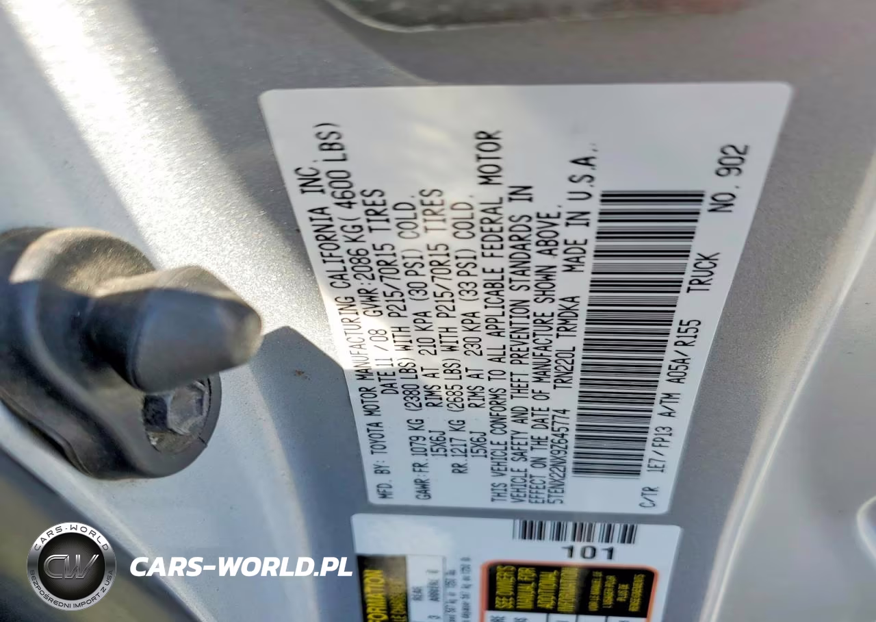 2009 Toyota Tacoma Base VIN:5TENX22NX9Z645774 - 12