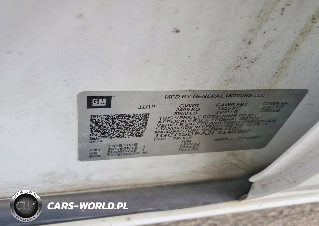 2020 Chevrolet Colorado VIN:1GCGSBEA2L1146307 - 12