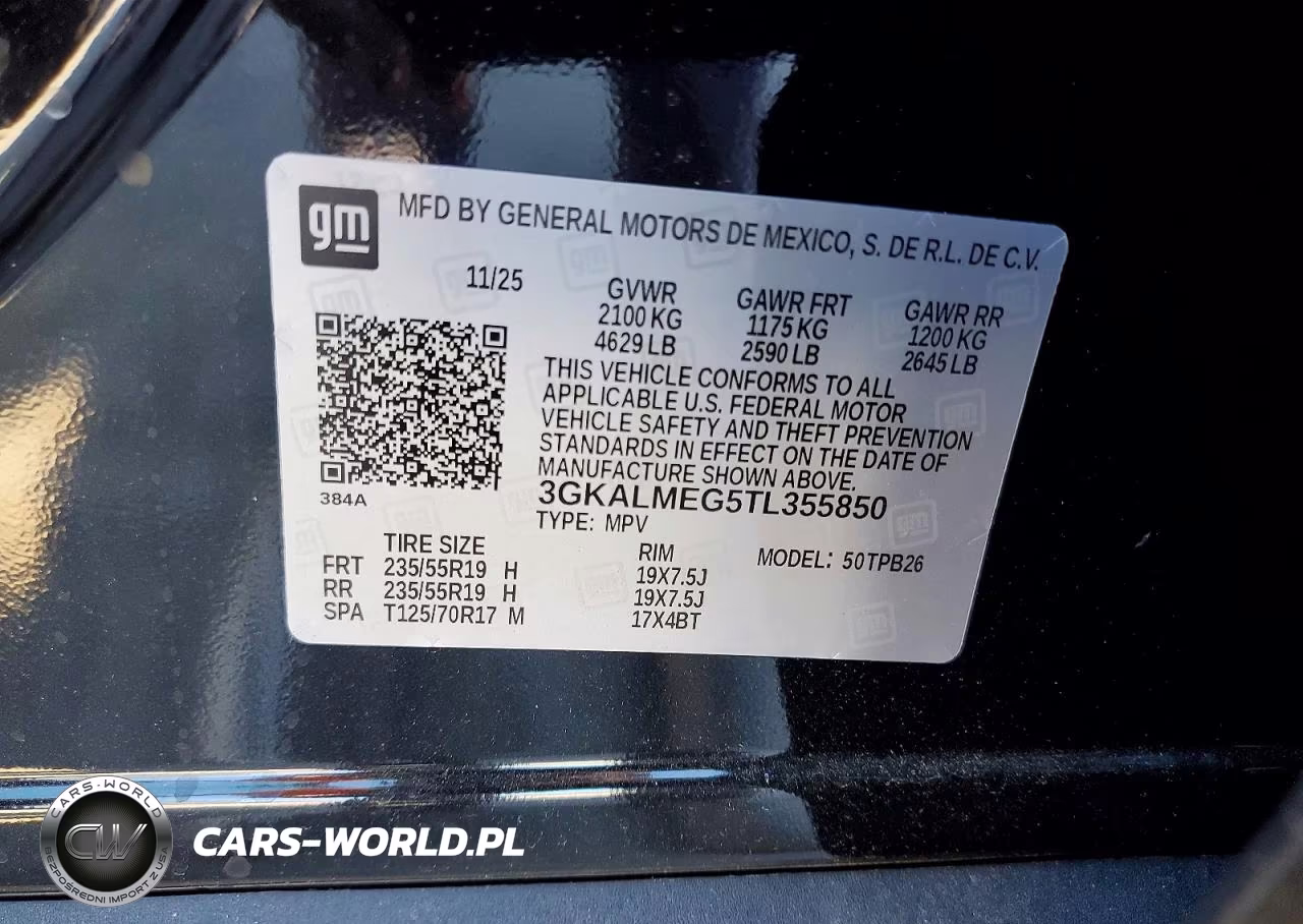 2026 GMC Terrain Elevation VIN:3GKALMEG5TL355850 - 13