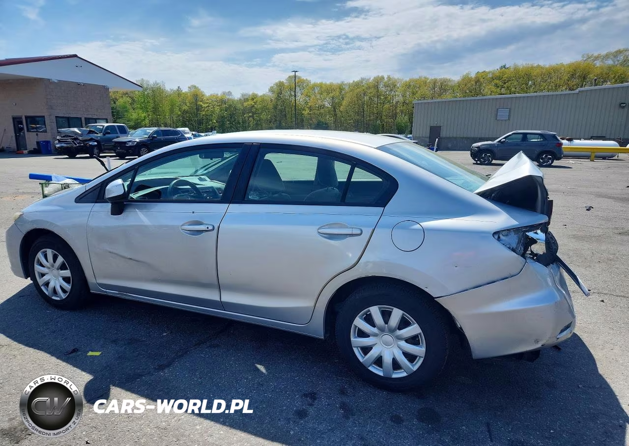 2013 Honda Civic Lx VIN:2HGFB2F5XDH501564 - 2