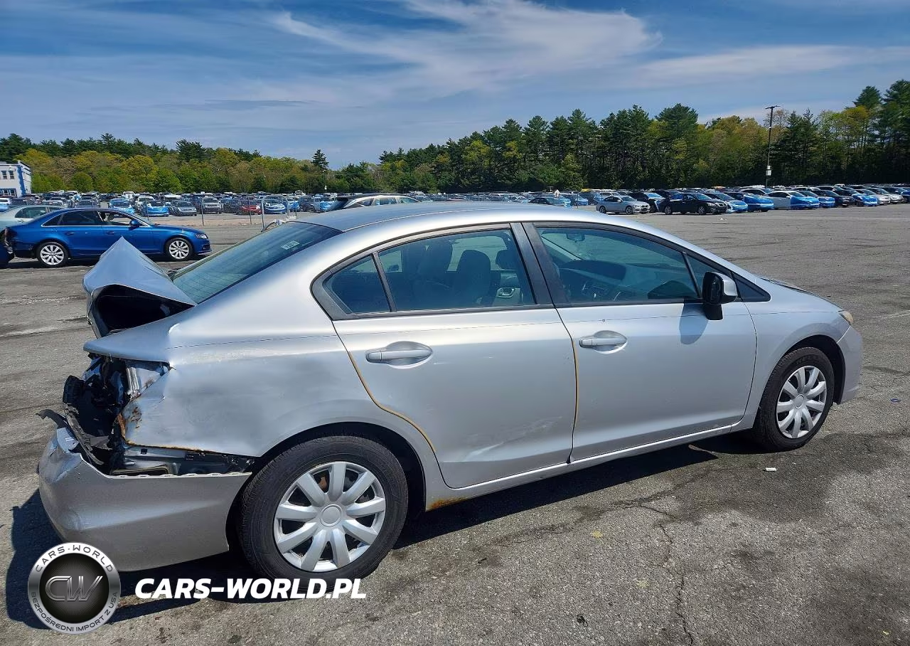 2013 Honda Civic Lx VIN:2HGFB2F5XDH501564 - 3