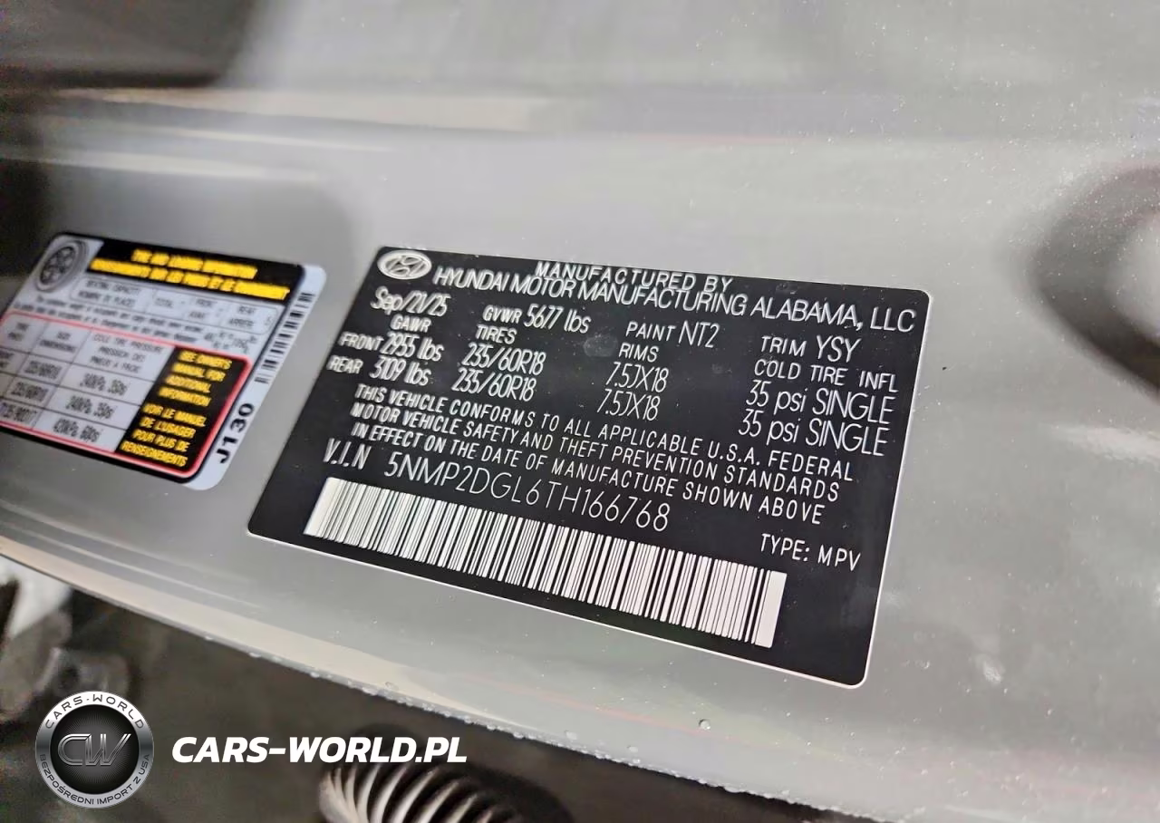 2026 Hyundai Santa Fe Sel VIN:5NMP2DGL6TH166768 - 14