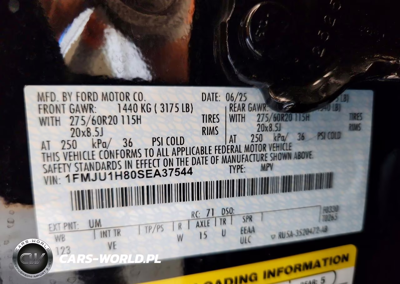 2025 Ford Expedition Active VIN:1FMJU1H80SEA37544 - 13