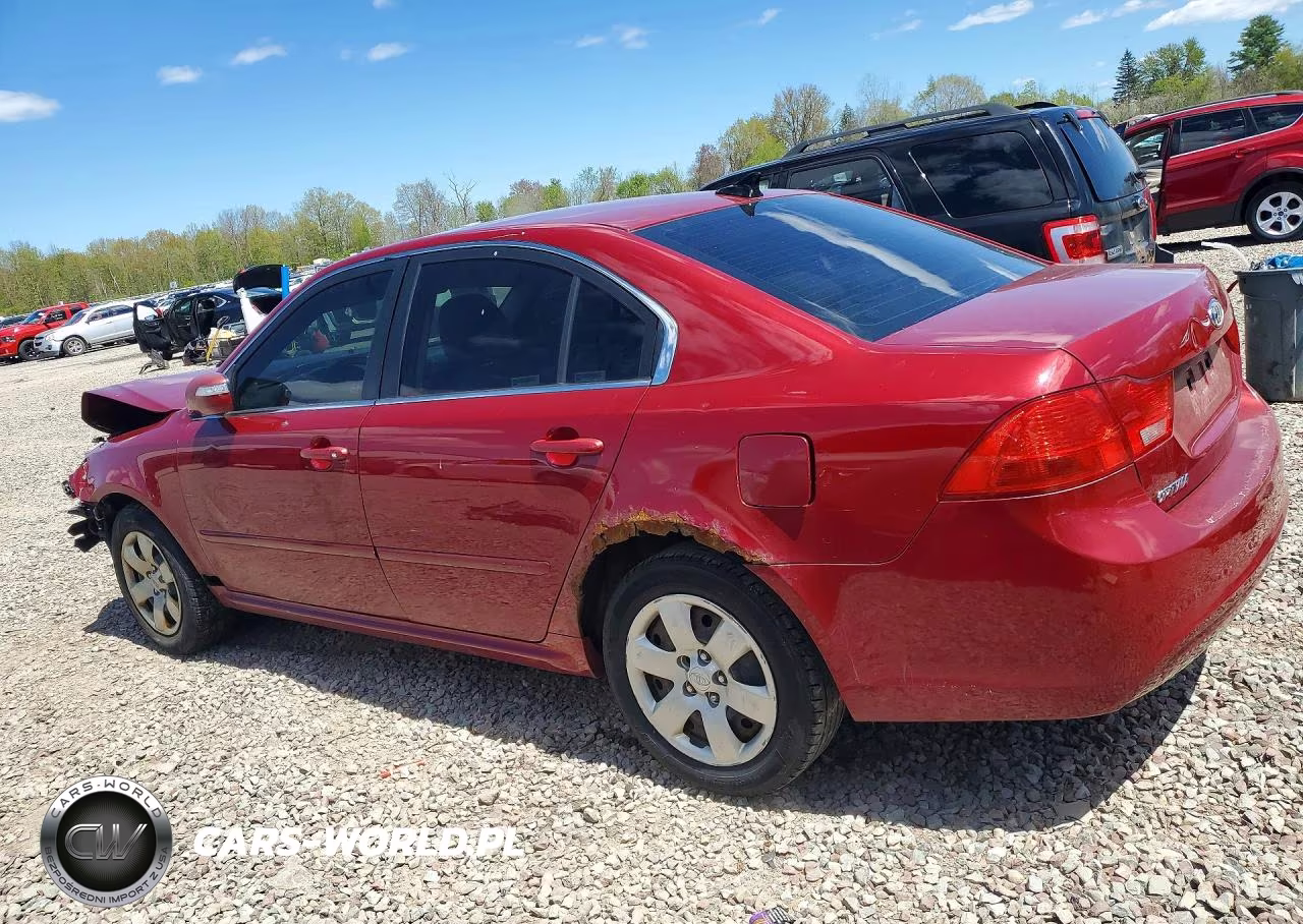 2009 Kia Optima Lx VIN:KNAGE228795301831 - 2