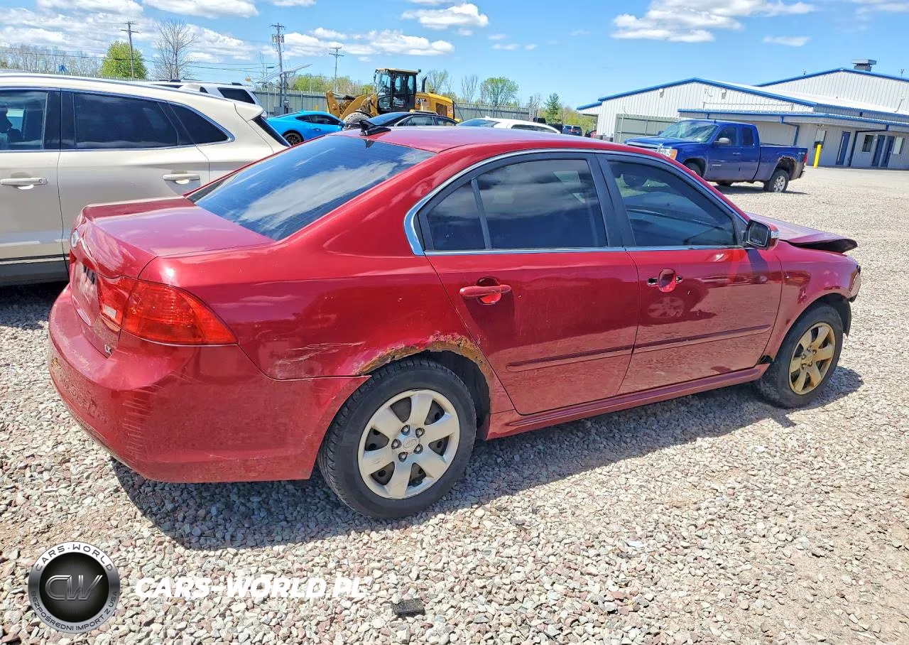 2009 Kia Optima Lx VIN:KNAGE228795301831 - 3