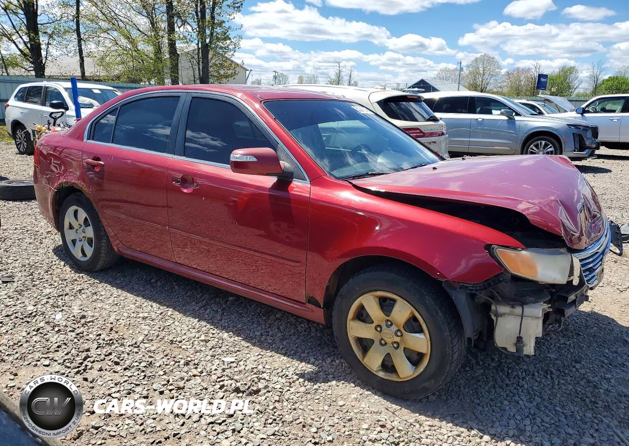 2009 Kia Optima Lx VIN:KNAGE228795301831 - 4