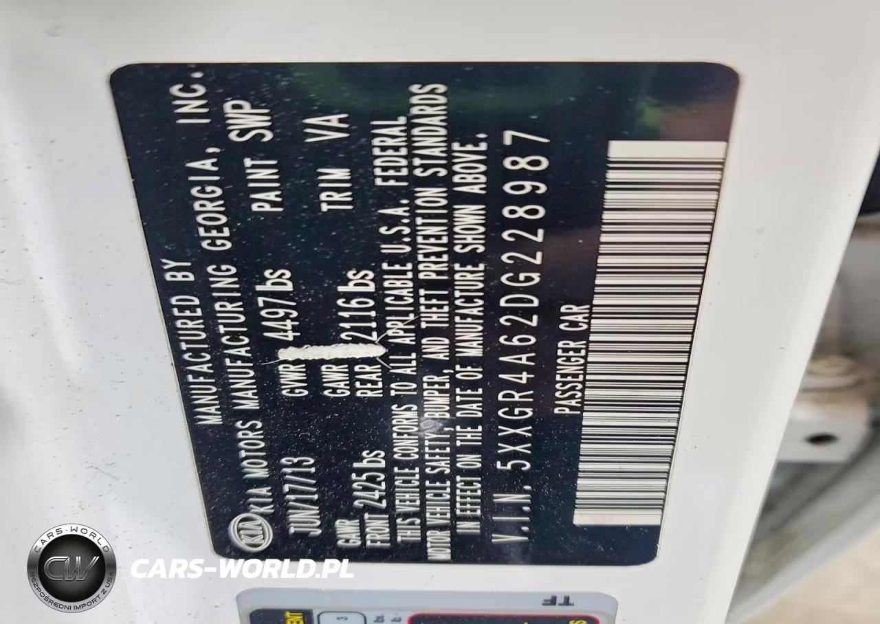 2013 Kia Optima Sx VIN:5XXGR4A62DG228987 - 12