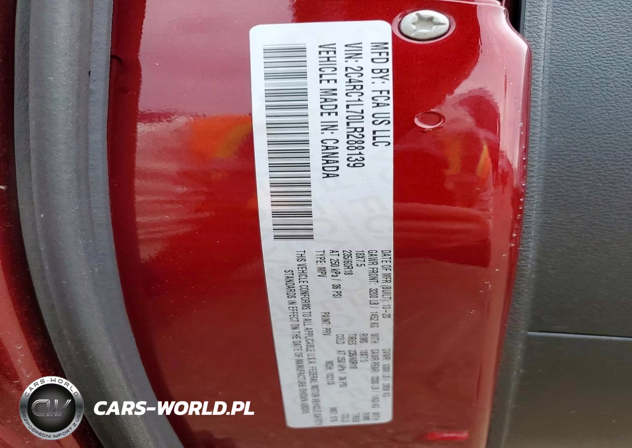2020 Chrysler Pacifica Hybrid Touring L VIN:2C4RC1L70LR288139 - 13