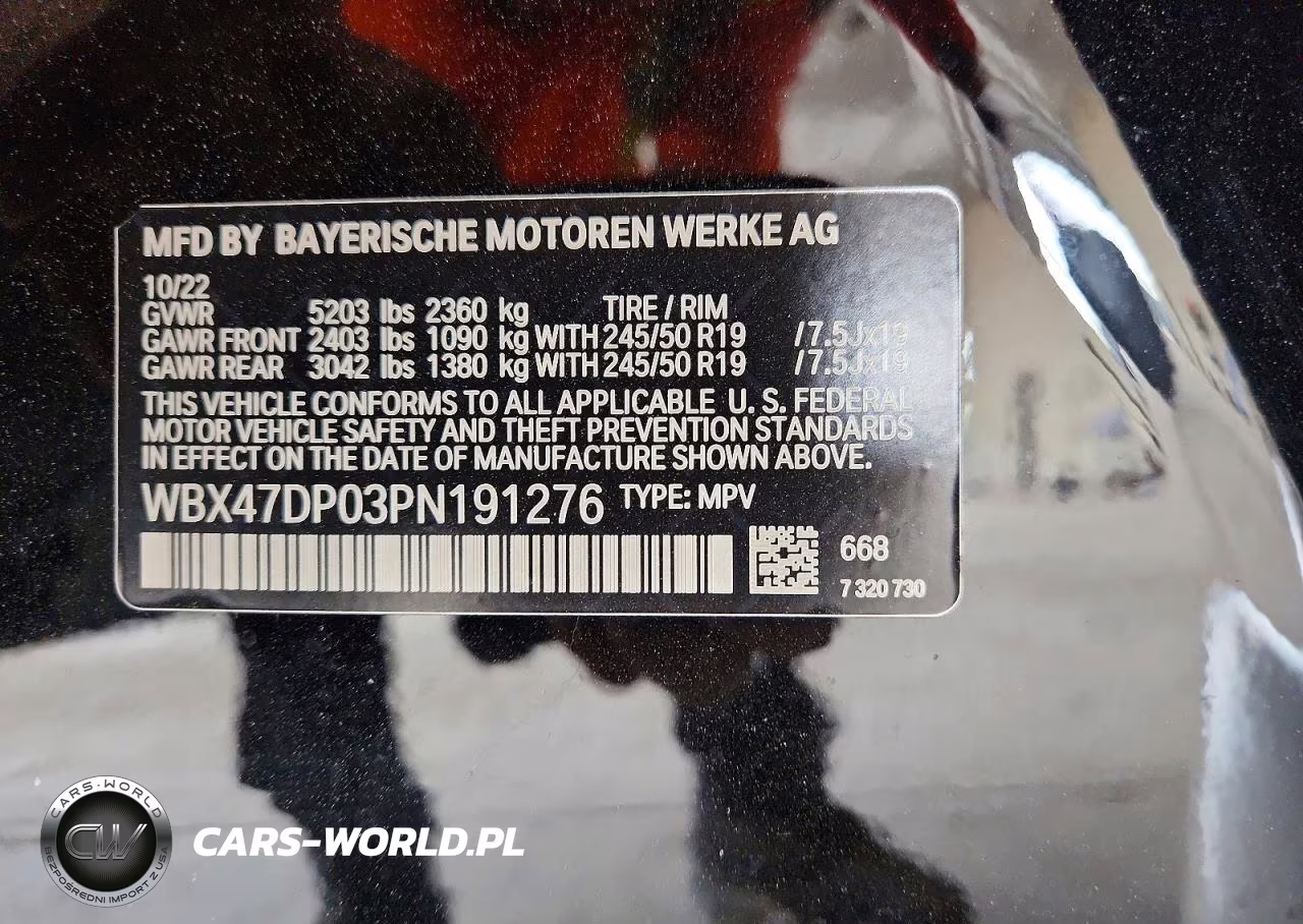 2023 BMW X3 Sdrive30I VIN:WBX47DP03PN191276 - 14