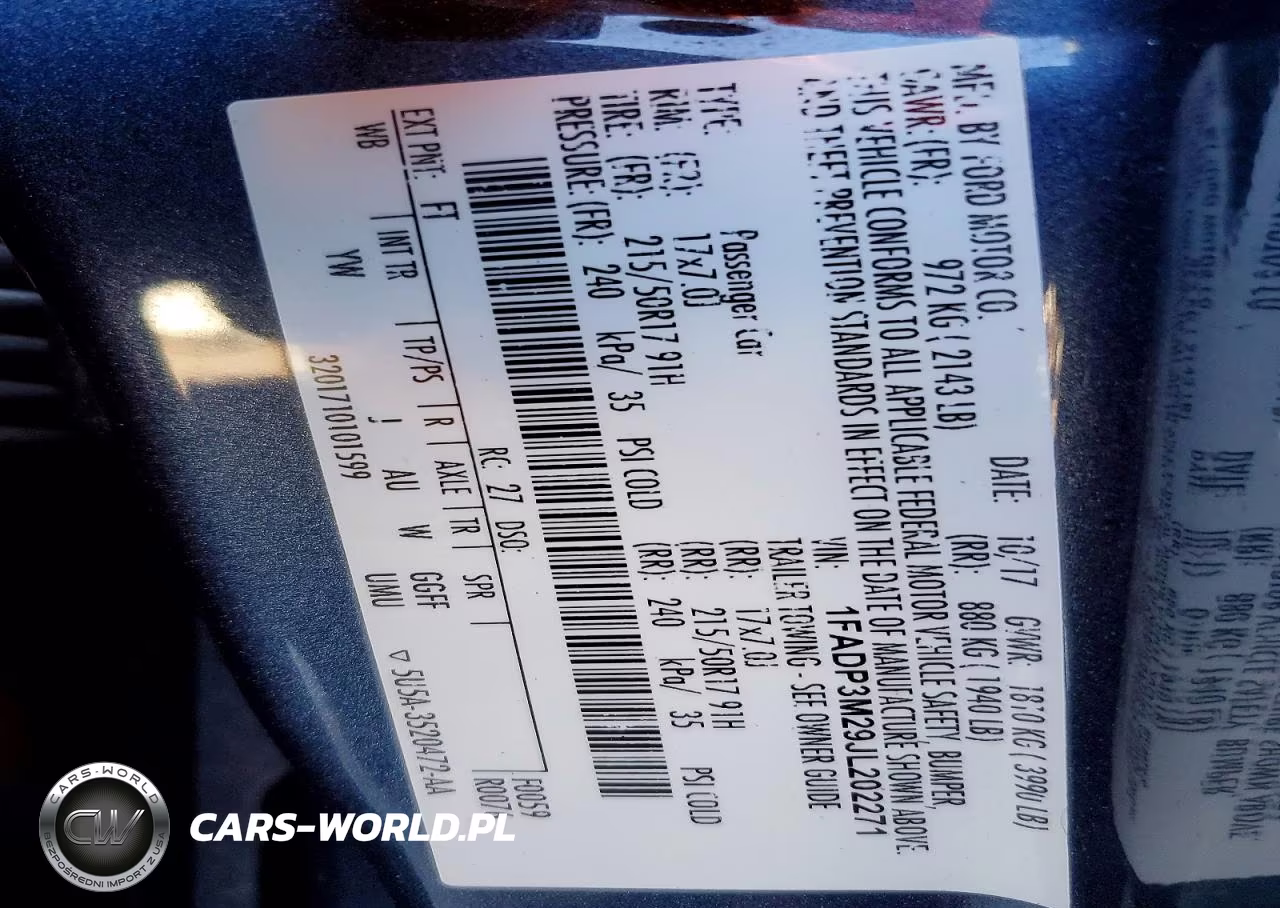 2018 Ford Focus Sel VIN:1FADP3M29JL202271 - 12