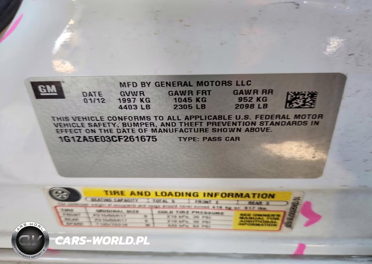 2012 Chevrolet Malibu Ls VIN:1G1ZA5E03CF261675 - 12