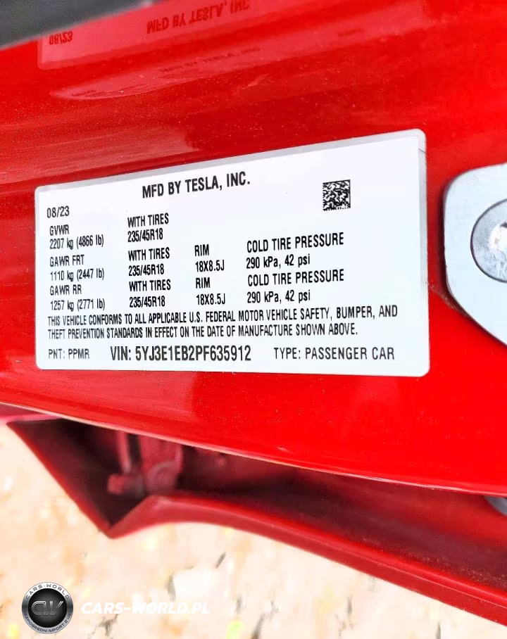 2023 Tesla Model 3 VIN:5YJ3E1EB2PF635912 - 12
